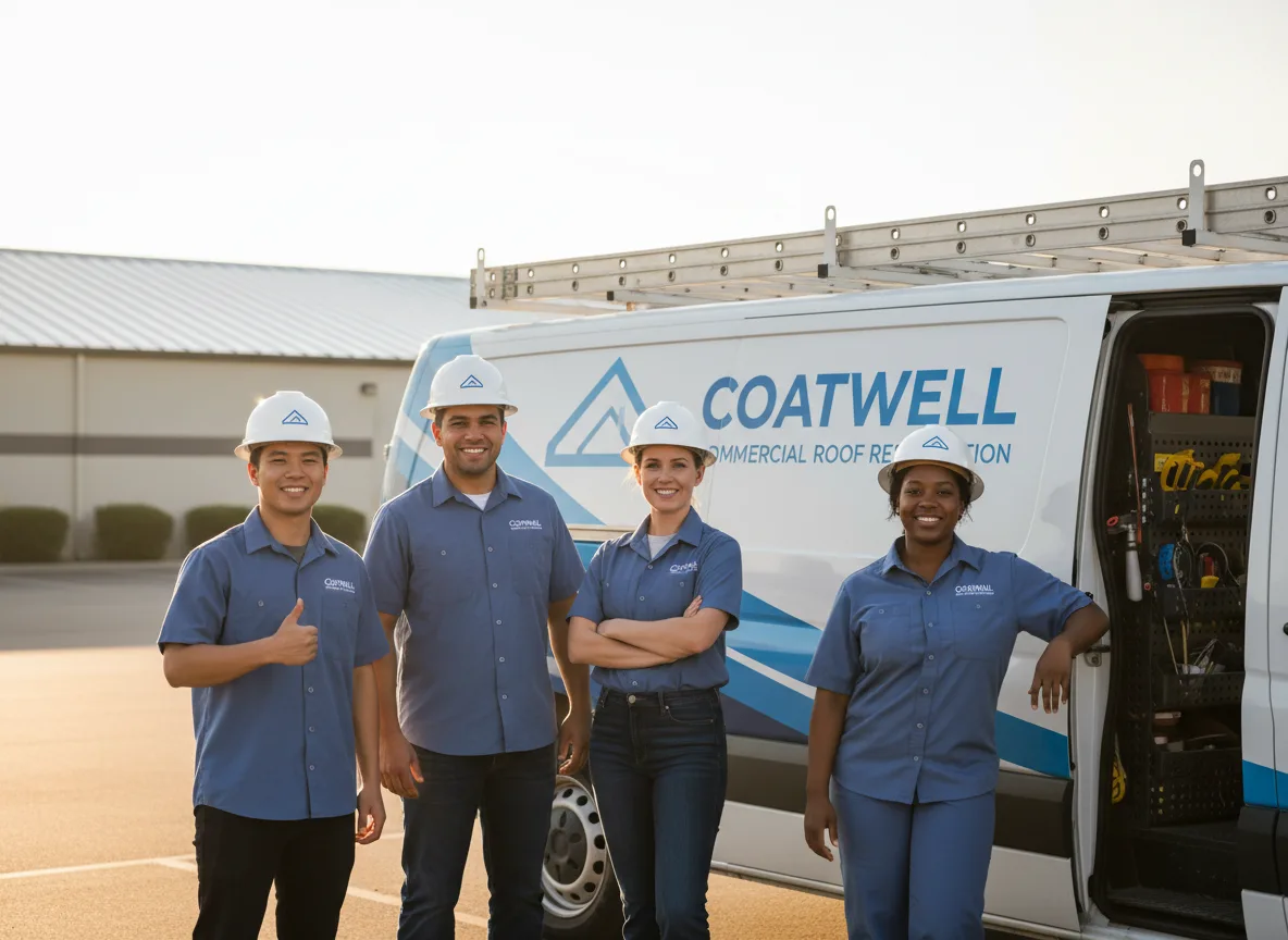 Commercial roof coating company in Sheldon, IA